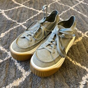 UGG Gray Sneakers with Tan Soles